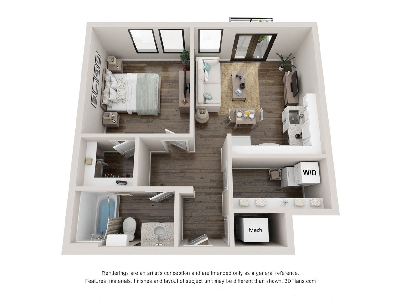 Floor Plans of Grandview Flats, LLC in Granger, IN